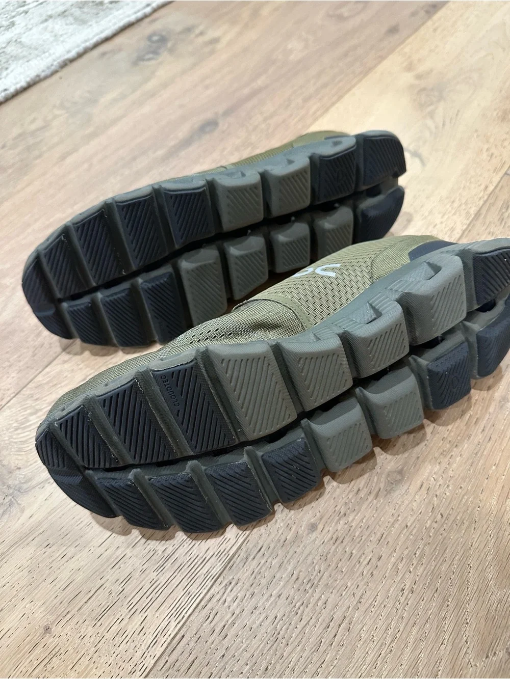 On Running Men's Athletic Shoes in Olive Green